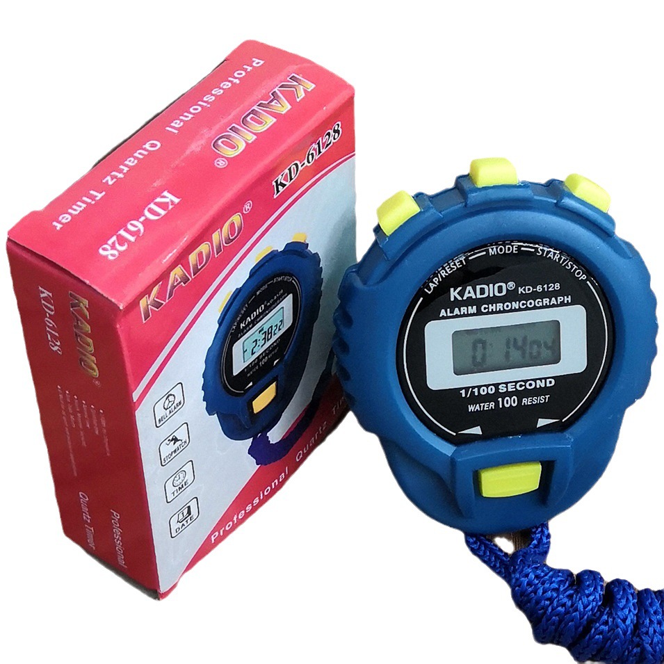 KD-6128 multi-function electronic stopwatch chronograph stopwatch outdoor sports stopwatch teaching stopwatch KADIO stopwatch