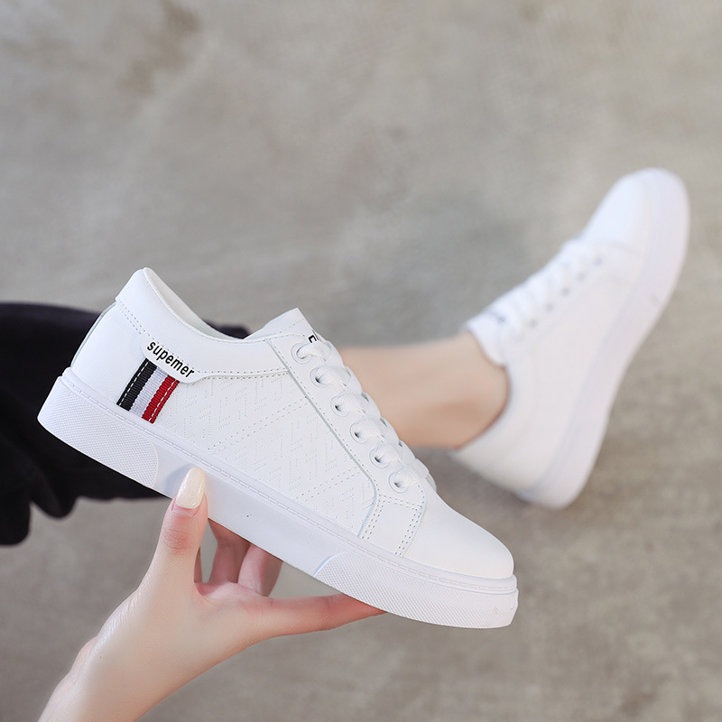 Shoes Women's 2025 New Explosions Casual Shoes All-match Women's Shoes Sports White Shoes Women's Spring Flat Sneakers Trendy Shoes