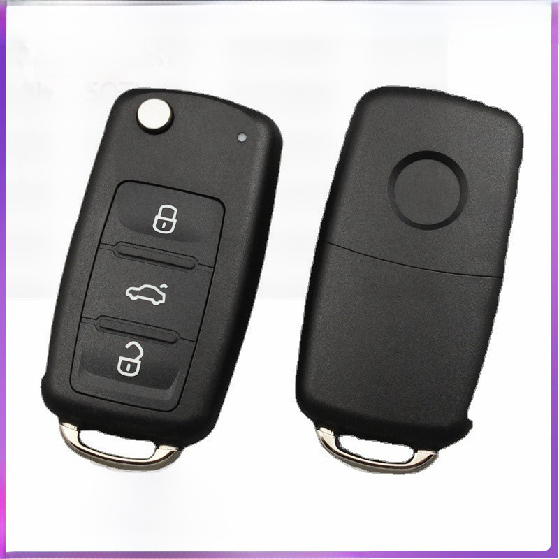Suitable for Volkswagen key shell 202AD3 key key shell Sagitar Lavida folding remote control key shell