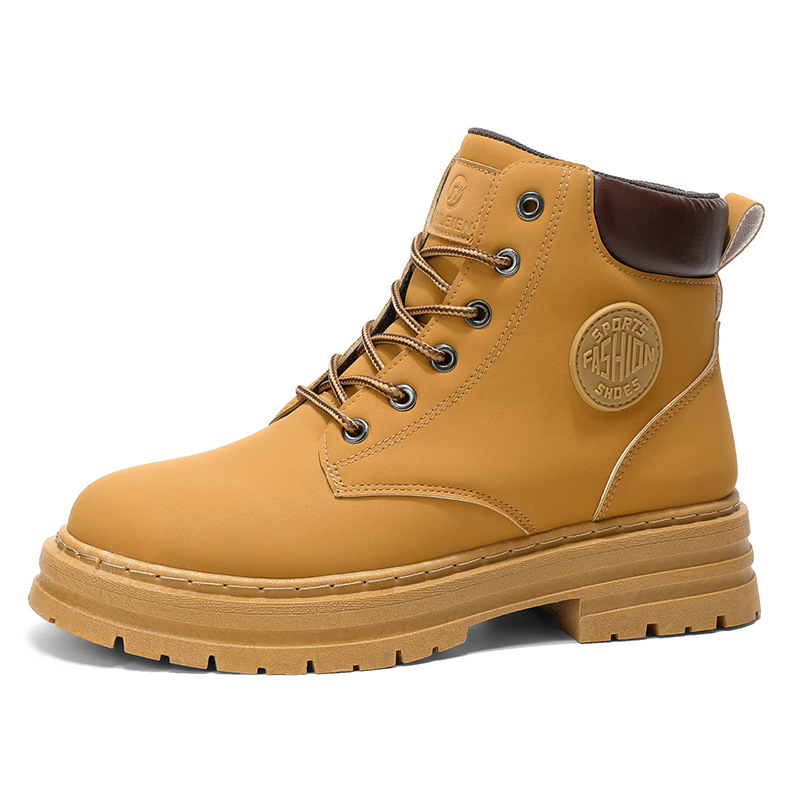 Martin boots men's shoes autumn new high-top workwear boots British style short boots Korean style versatile platform boots fashion shoes