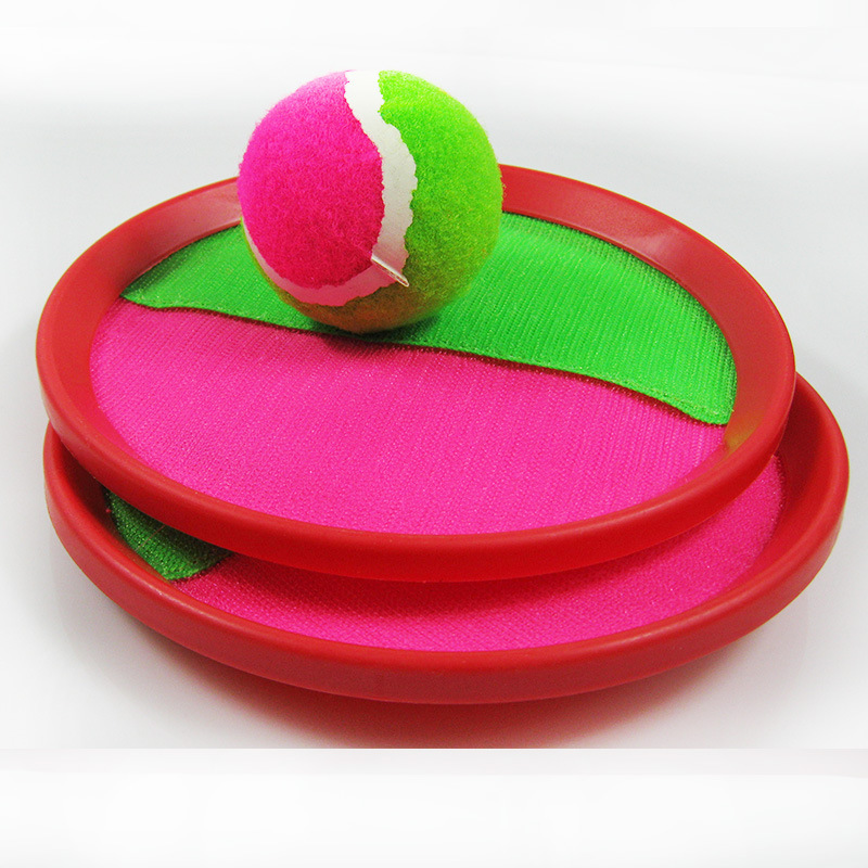 Mysports Kidsren's Sticky Ball Sticky Target Racket Outdoor Family Racket Ball Suction Cup Sticky Racket Ball Sticky Target Plate