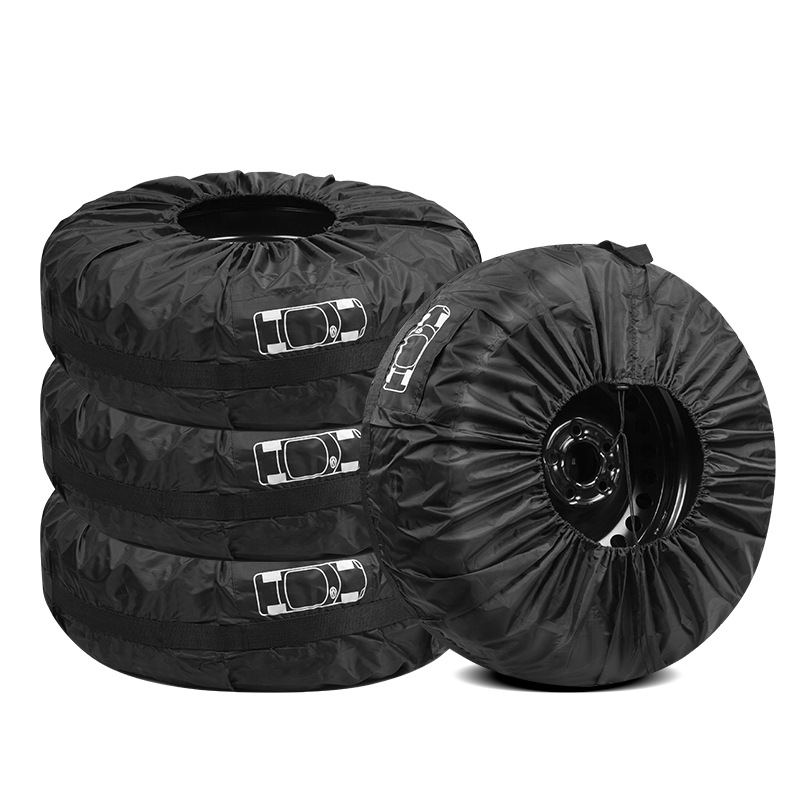 Car All-Inclusive Tire Spare Tire Cover 190t Cloth Dustproof and Waterproof Spare Tire Snow Tire Cover Protection Storage Cover