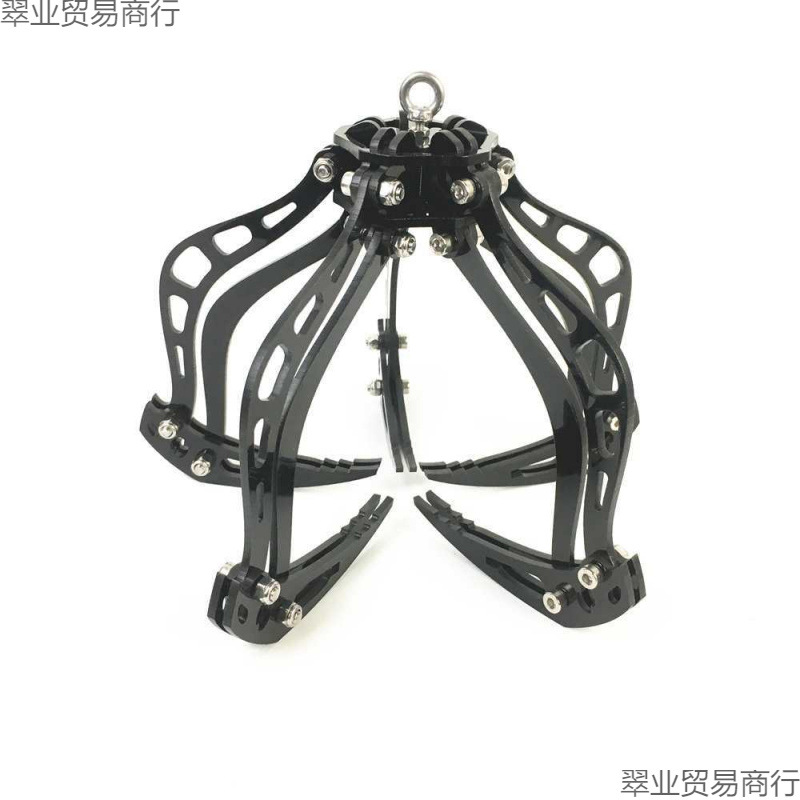 Большой квадрокоптер-дрон, улучшенный механический захват Mantis, акриловый спасательный механизм