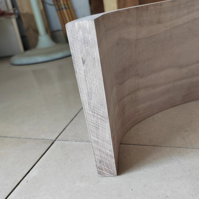 Factory Wholesale Solid Wood Multi-Layer Board Bent Wood Processing Black Walnut Bent Wood Bent Board Chair Legs