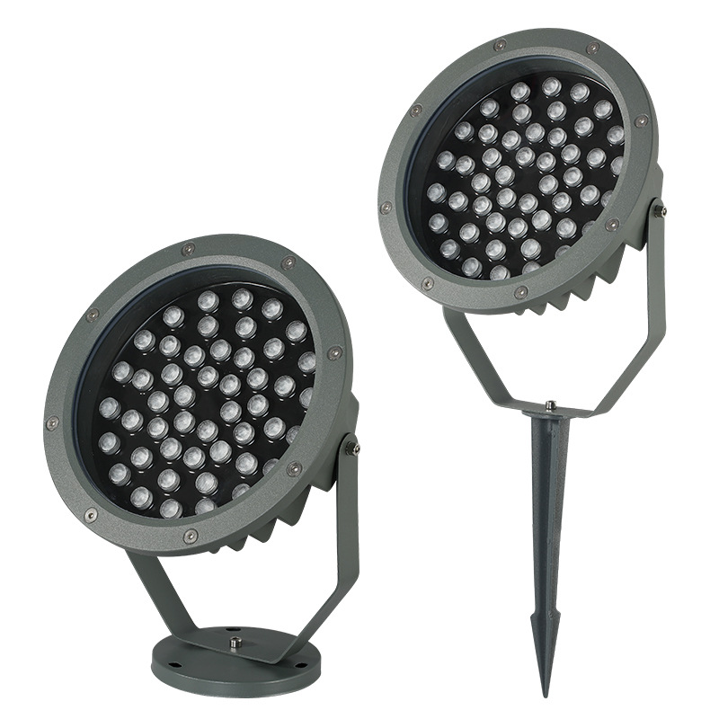 Tree Light Outdoor Waterproof Landscape Light Spotlight Inserting Light Tree Light Lawn Light Simple Villa Exterior Wall Light Color