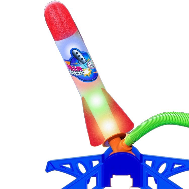 Foot-Stepping Soaring Little Flying Arrow Kidsren's Flying Rocket Launcher Launcher for Girls and Boys Outdoor Toys Luminous Tube