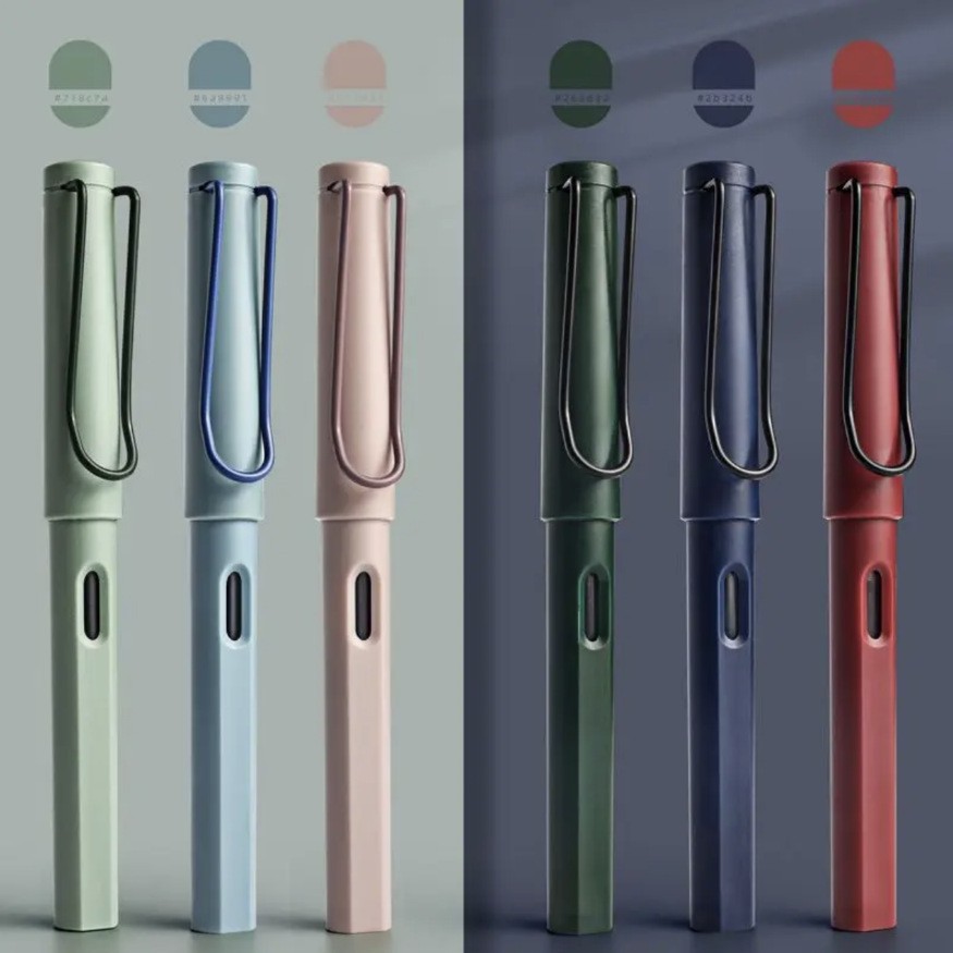 Factory delivery Weizhuang colorful pen student pen posture writing practice Ink ink ink bag dual-use pen wholesale