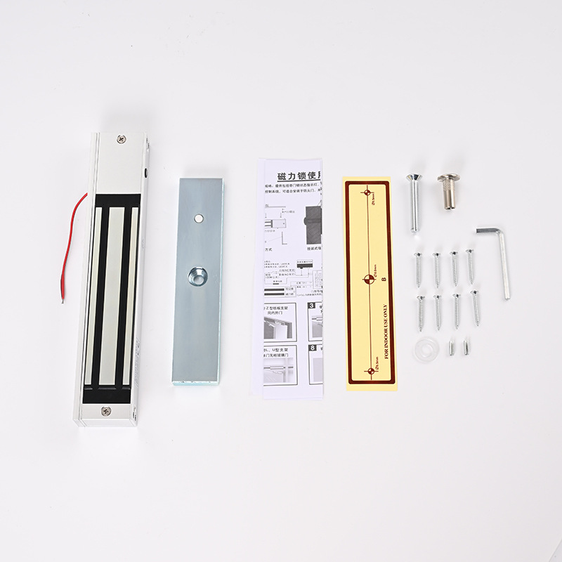 Магнитный замок 280 для одной двери, накладной, водонепроницаемый, алюминиевый сплав, магнитный замок, цифровой контроль доступа, электрический замок, для двух дверей