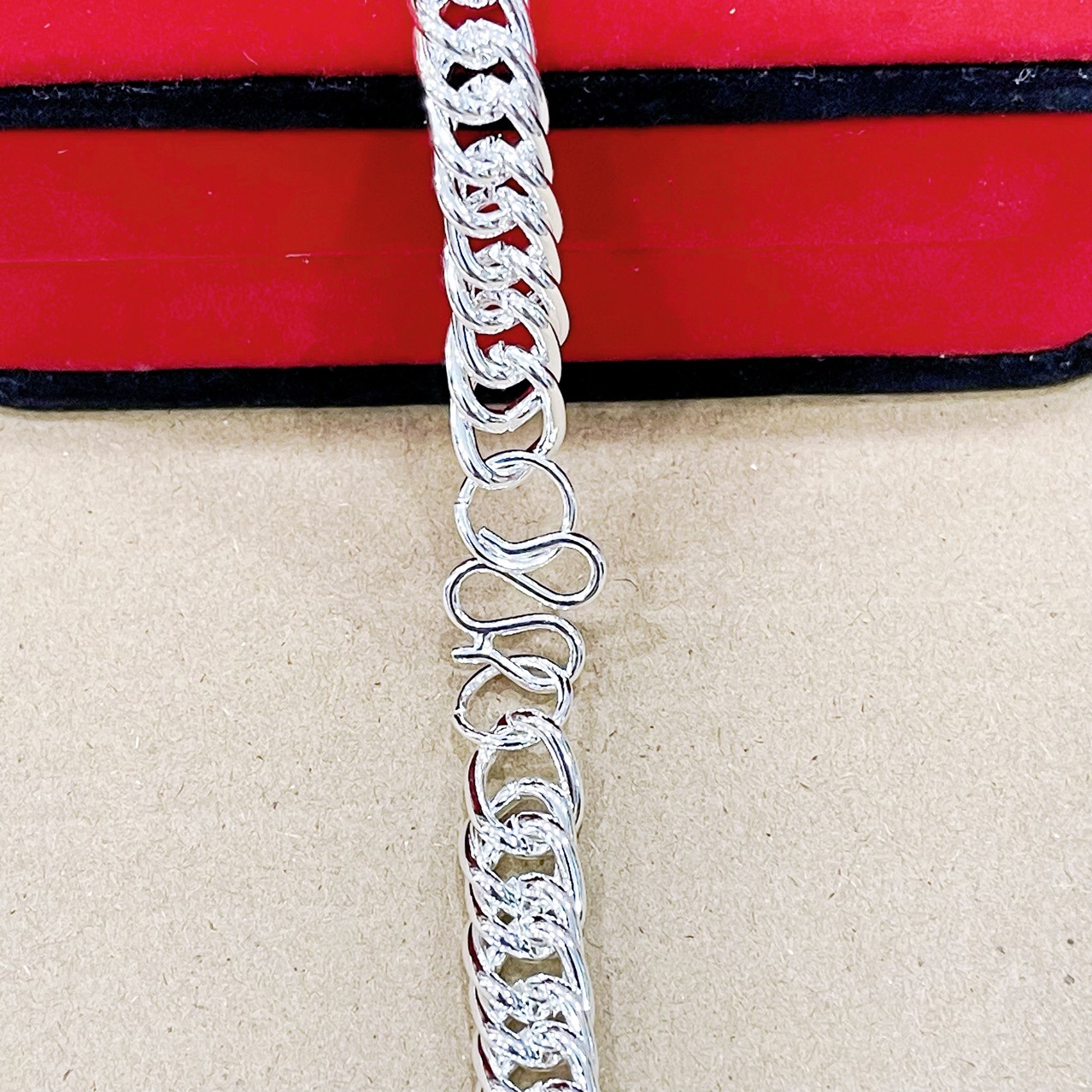 High imitation silver plated necklace boss chain necklace jewelry jewelry necklace jewelry boss chain lengthened necklace