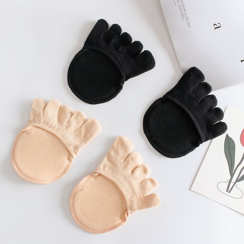 Носки для пальцев, летние, тонкие, с половинной ладонью, с махровой подошвой, губчатой подушкой, невидимые, для высоких каблуков