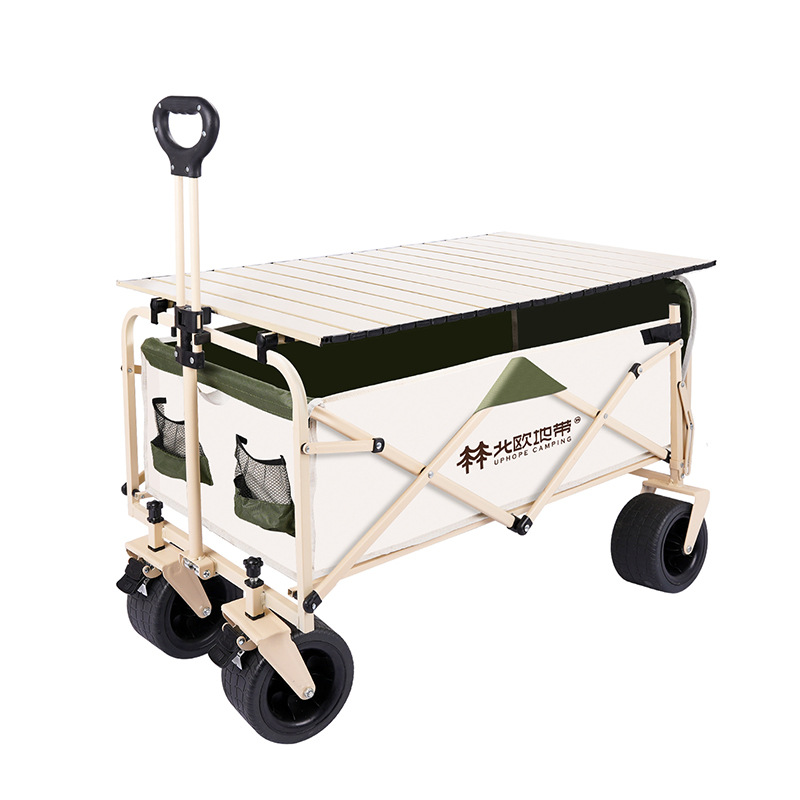 Outdoor Travel Folding Camper Van Campervan Trolley Picnic Car Portable Outing Camping Hand Trolley