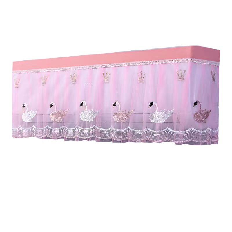 Air Conditioner Dust Cover Hang-Up Four-Level Can Open Aircraft Printing Process Universal Fabric Anti-Direct Blow Bedroom Living Room Creative Block