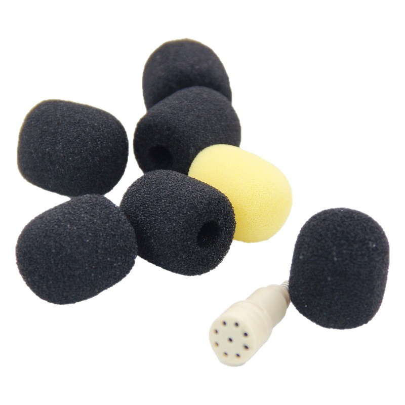 Factory Wholesale Little Bee Sponge Cover with Holes on the Side Sponge Microphone Cover Microphone Sponge Ball Microphone Cover