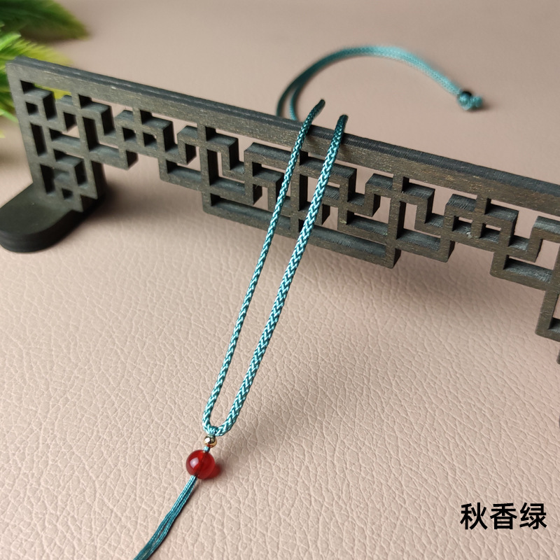 Fine adjustable hand-woven top bead necklace rope jade men and women pendant rope neck lanyard pendant rope wholesale