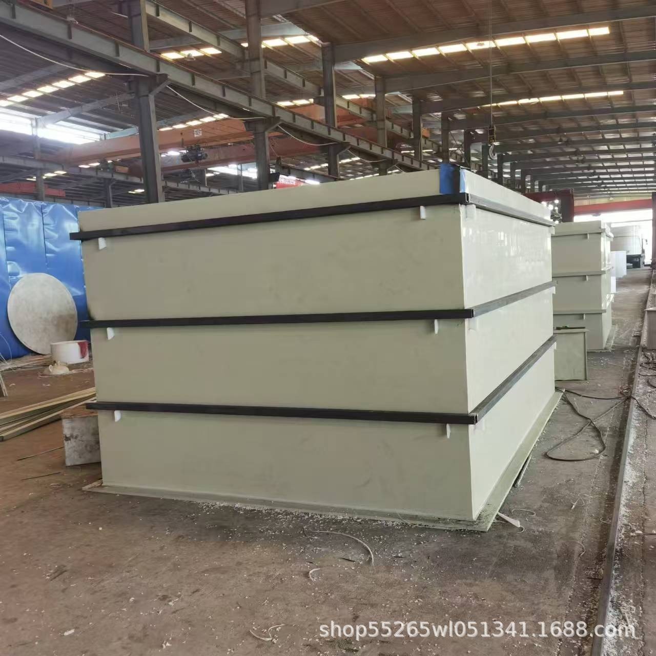 Customized Processing of Polypropylene Easy-Welding Pp Water Tank Industrial Cleaning Tank Thickeneded Pp Acid and Alkali Resistant Plastic Sink Waterproof