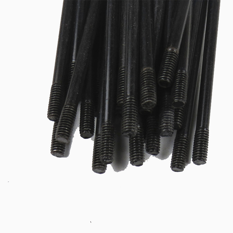 In stock supply 12G bicycle spoke mountain bike Black spoke with silver copper cap