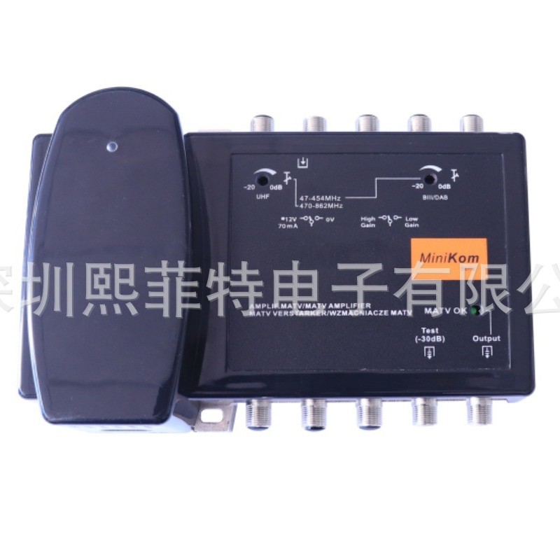 Усилитель антенны 47-860MHz UHF VHF 5373021 1 вход 1 выход для наземной волны