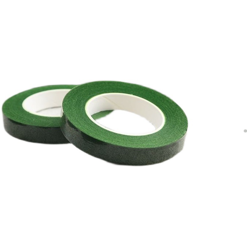 Green diy handmade tape green tape floral tape silk mesh flower silk socks flower handmade flower packaging material