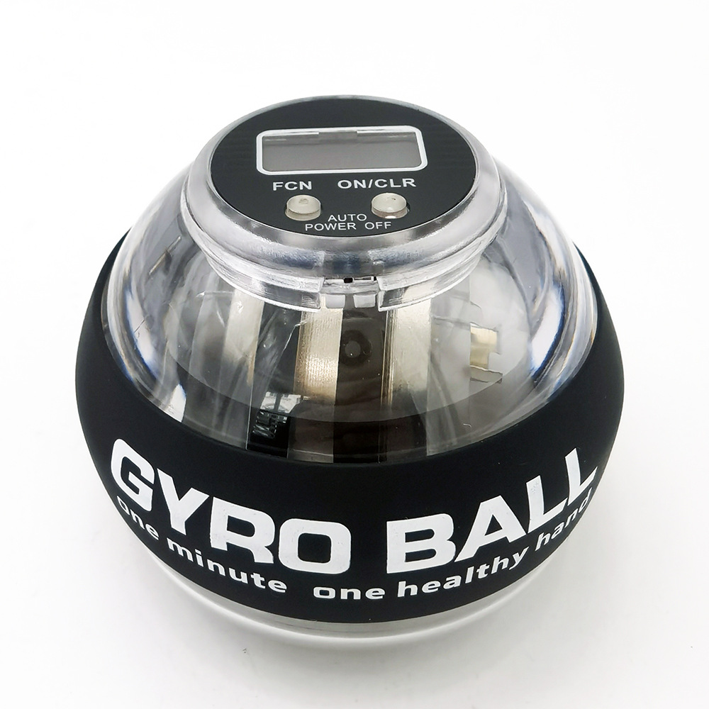 Self-Starting Counting Wrist Ball/Fitness Gyro Centrifugal Ball Power Badminton Trainer Grip Ball Fixed Logo