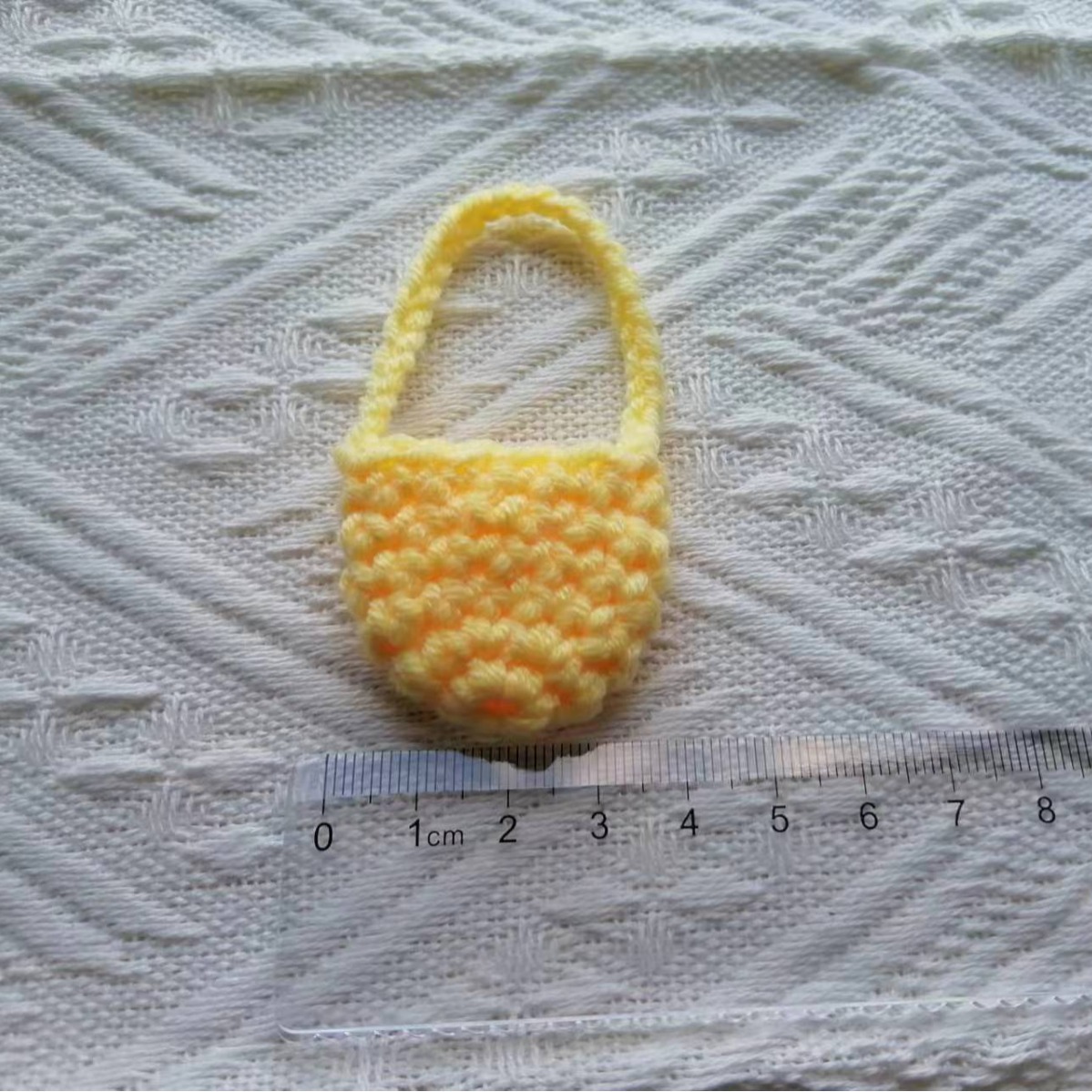 Wool Flower Crocheted Toy Crossbody Bag Bluetooth Earphone Bag Handmade Crochet Cut Out Cute Small Bag Accessories Jewelry