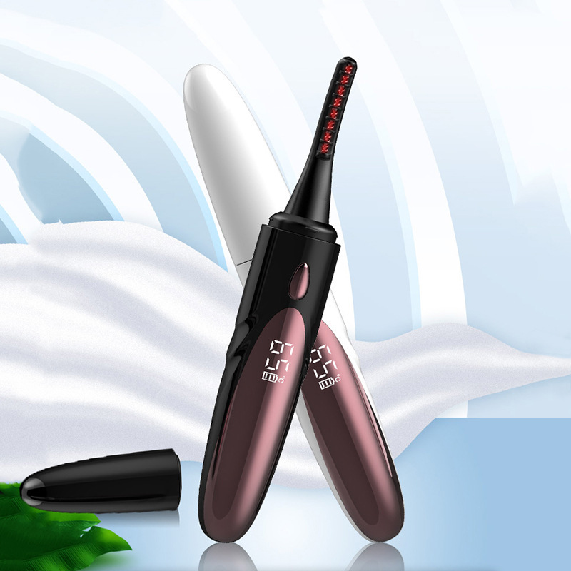 Cross-border digital display electric eyelash curler household rechargeable electric curler portable Eyelash Curler
