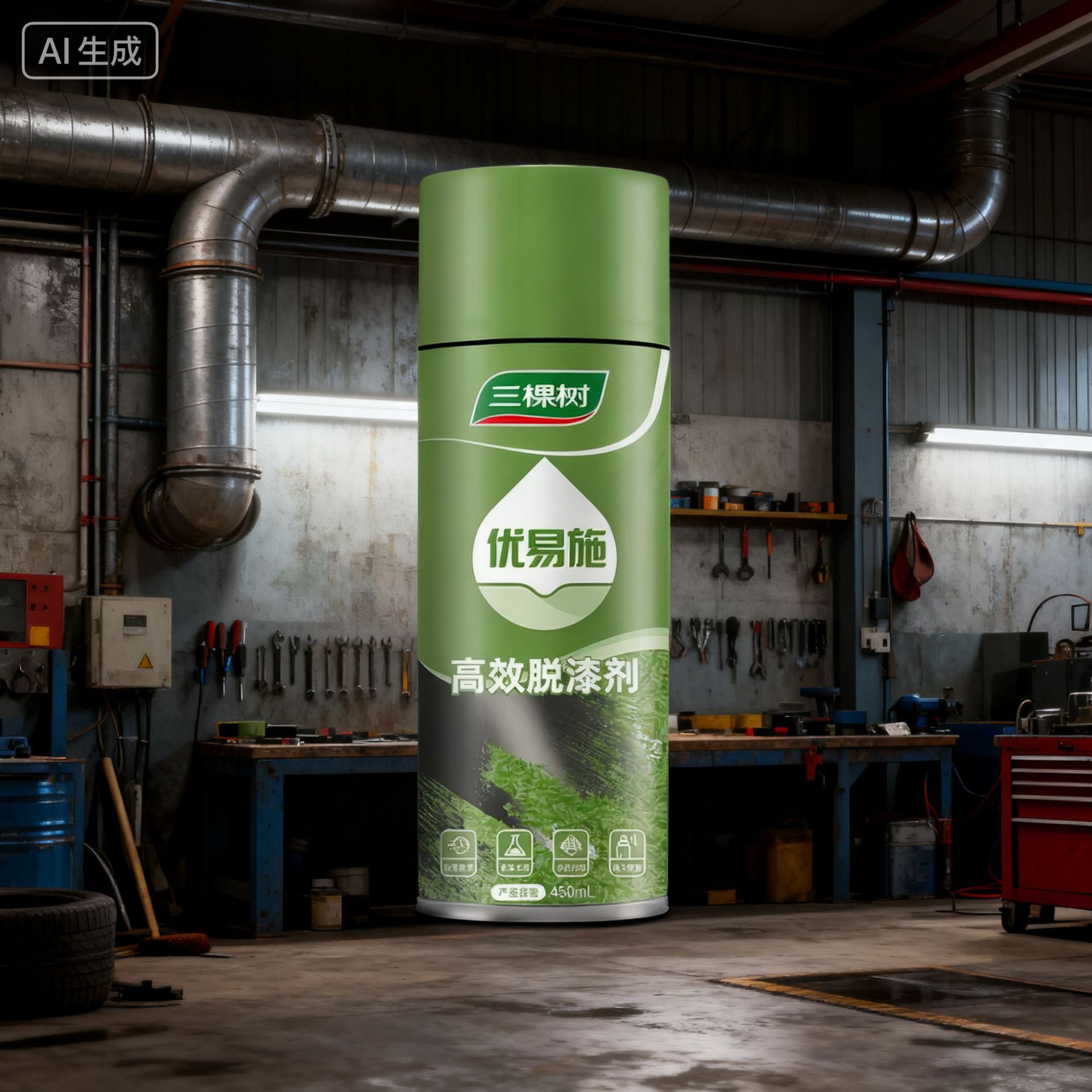 Three Trees Yiyoushi High-Efficiency Paint Remover Wood Furniture Paint Cleaning Metal Plastic Remover Paint Remover Paint Melting Agent