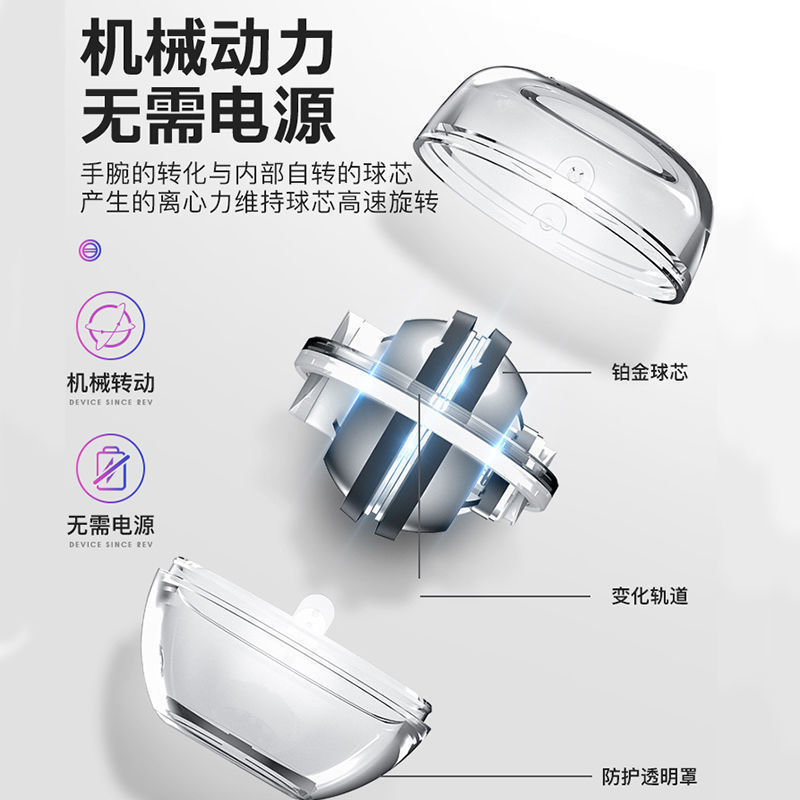 Wrist Ball Grip Ball Men's Professional Wrist Strength Trainer Hand Strength Arm Strength Flexible Exercise Decompression Metal Spiral Ball