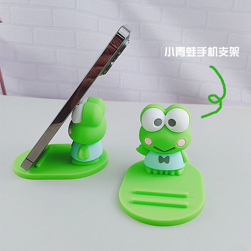 ПВХ мягкий резиновый трехмерный держатель для мобильного телефона креативный подарок личность мультяшная кукла настольный ленивый держатель для мобильного телефона