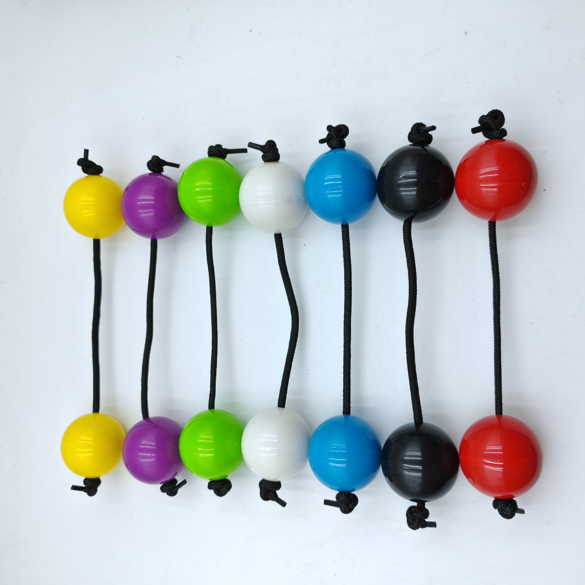 Orff Percussion Rhythm Sand Ball Colorful Double Ball Sand Hammer Ka Hong Drum Accompaniment Sand Ball Wholesale Silent Sand Ball