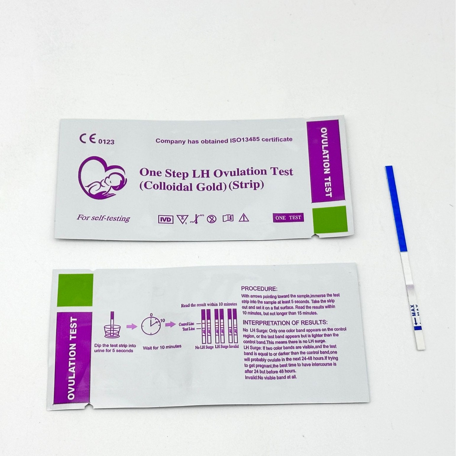 Export Wholesale English Box Equipment Pregnancy Self-Test Ovulation Test Paper Lh Strips