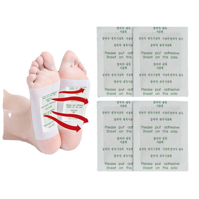 Cross-border foot care monolithic mugwort paste wholesale Korean English foot paste mugwort bamboo vinegar Korean foot paste foot paste