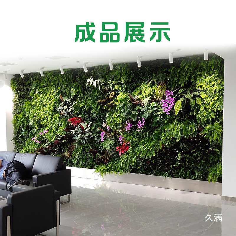 Real Flower Plant Indoor Three-Dimensional Balcony Perforated Board Green Plant Wall Flower Background Board Wall Landscaping Door Decoration