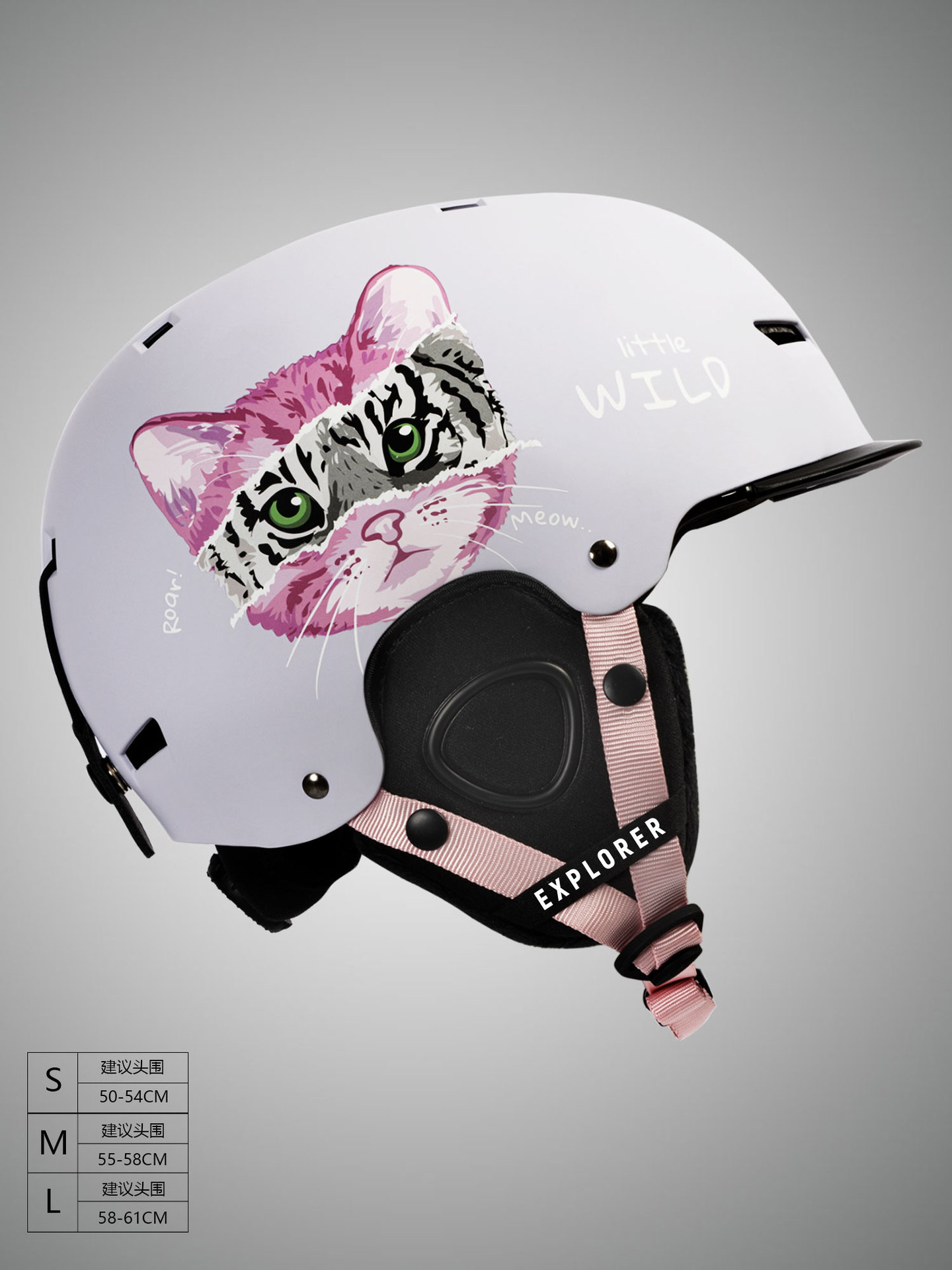 Ski Helmet Cap Single Board Double Board Children Adult Men and Women Snow Helmet Snow Hat