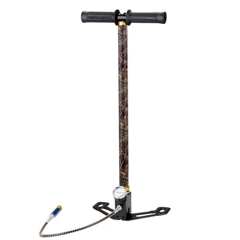 Source factory three-stage high pressure pump 30mpa 40mpa manual air pump 4500psi stainless steel