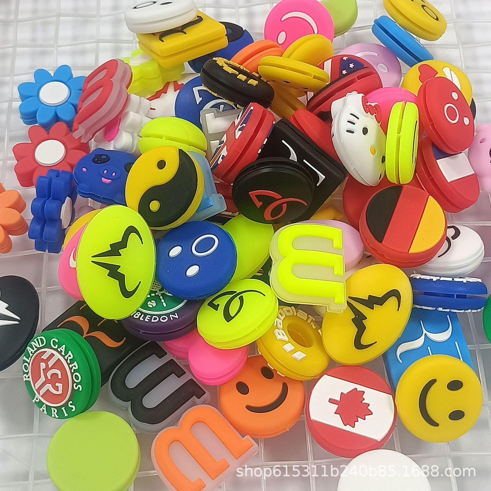 Silicone squash racket tennis racket shock absorber shock absorber a variety of styles mixed batch sample factory wholesale