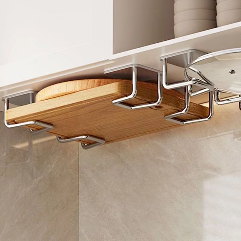 Household Washbasin Storage Rack Sponge Holder Bathroom Toilet Storage Hook No-Drill Wall-Mounted Basin Organizer