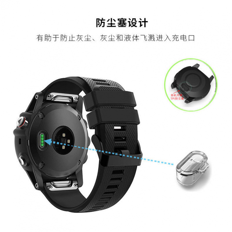Suitable for Garmin Jiaming Watch Dust Plug Smart Watch GARMIN WATCH Charging Port TPU Dust Cover