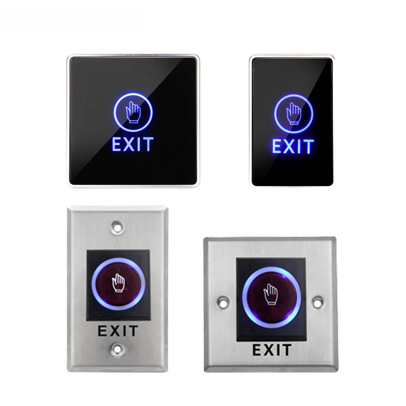 Touch access control switch open-mounted type 86 panel door opening strip automatic induction without pressing the access control button
