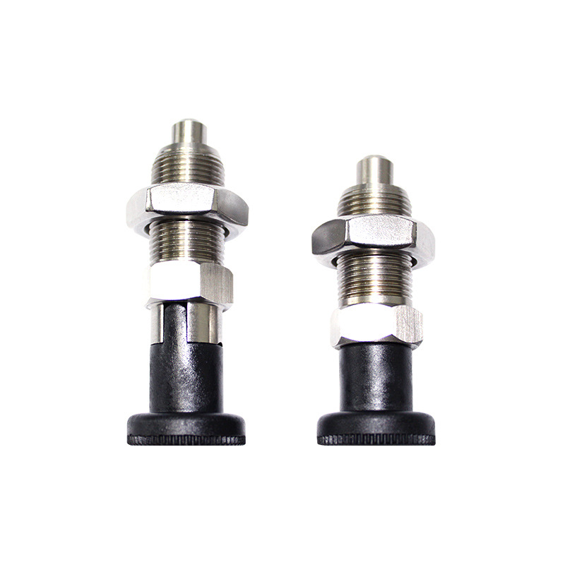Stainless steel carbon steel handle knob plunger self-locking indexing pin reset type indexing pin spring thread locating pin