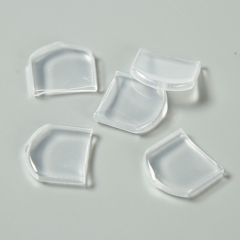 Rubber protective sleeve Semi-circular rubber sleeve Rubber sealing sleeve Transparent color Rubber sheath Anti-slip flat iron sleeve