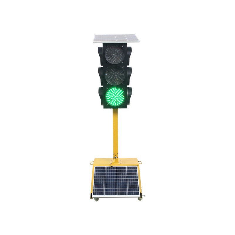 Shandong Solar Mobile Signal Light Four-Sided Traffic Light Road Traffic Signal Light Manufacturer Support