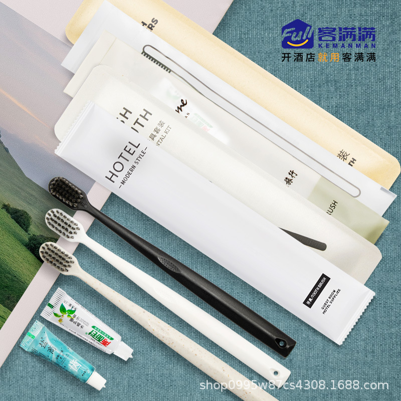 Одноразовые зубные щетки для отелей с мягкой щетиной, оптовая упаковка, индивидуально упакованные для гостевых домов и востребованные в B&B