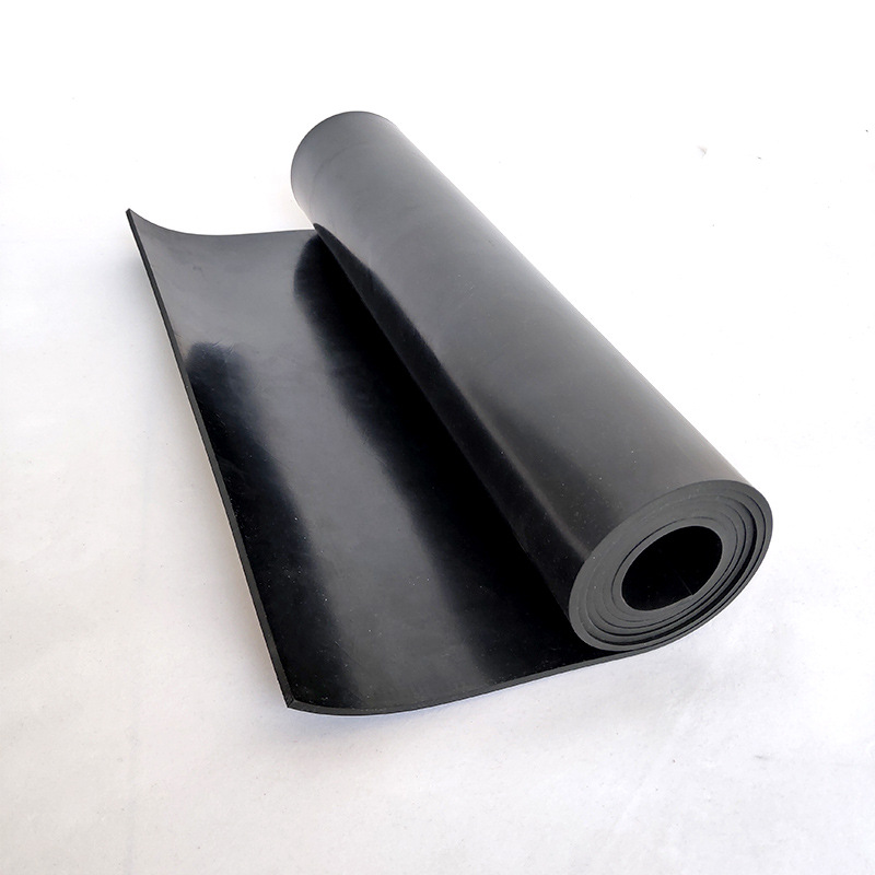 V0 flame retardant rubber plate off-fire self-extinguishing industrial flame retardant rubber pad black floor flame retardant insulation rubber plate coiled material