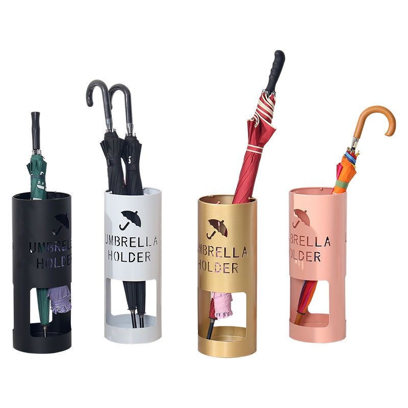 Креативная бочка для зонтов с лазерной гравировкой, железная, для дома и отелей