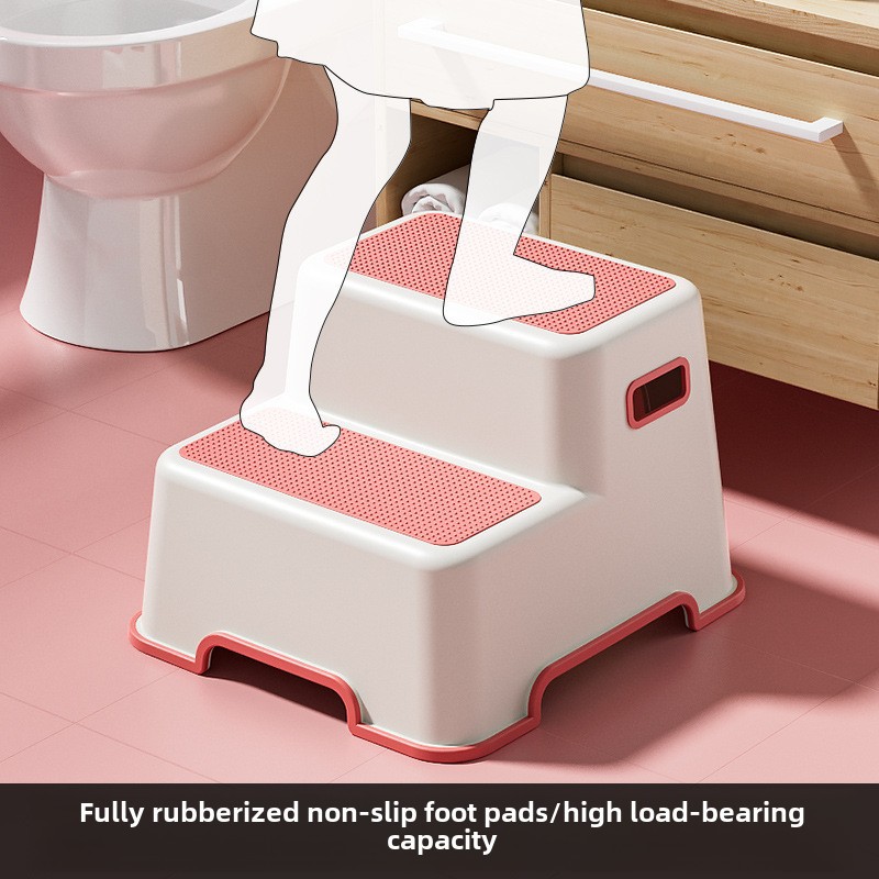 Children's Toilet Foot Stool Baby's Wash-washing Non-slip Bathroom Stool Piano Stool Home Thickened Plastic Stool