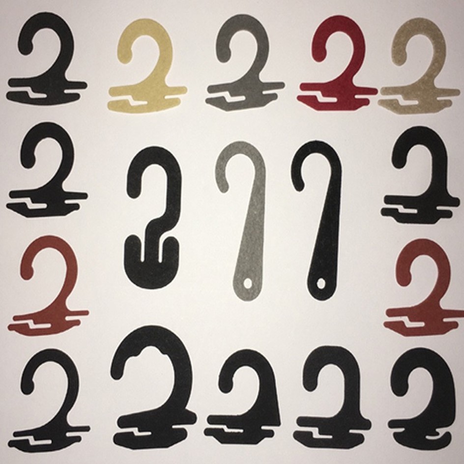 Recyclable degradable kraft paper hooks socks socks hooks environmental protection recycled paper towel gloves hooks manufacturers