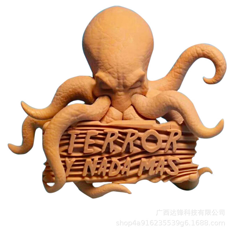 Red Wax Resin Anime Trendy Toys Mass Production 3D Printing Model Ornaments Creative Blind Box Doll Printer