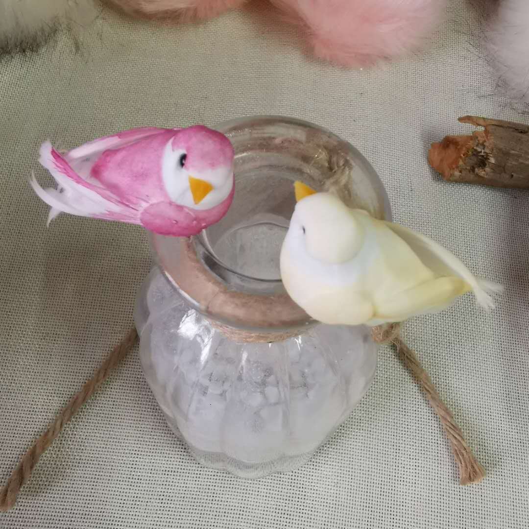 Favorite by Hairpin Niang/Fat-chirped Wingfinch/Simulation Feather Bird/Hairpin Decoration Bird