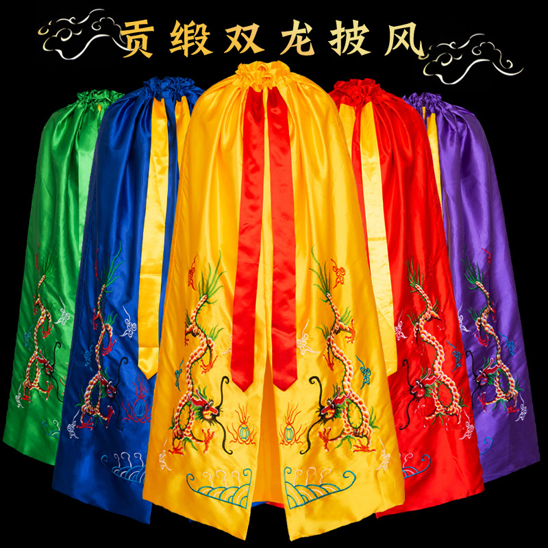 Принадлежности для монастыря, статуя Будды, декор, драконья мантия, мантия Будды, плащ богини Гуаньинь, флаги для строительства