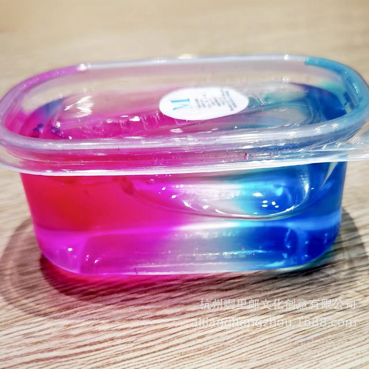 Factory Wholesale Internet-Famous Crystal Slime Mist, the More You Play, the Bigger It Becomes, Slime Stall, Bubble Slime, Gradient Color Mud, Foaming